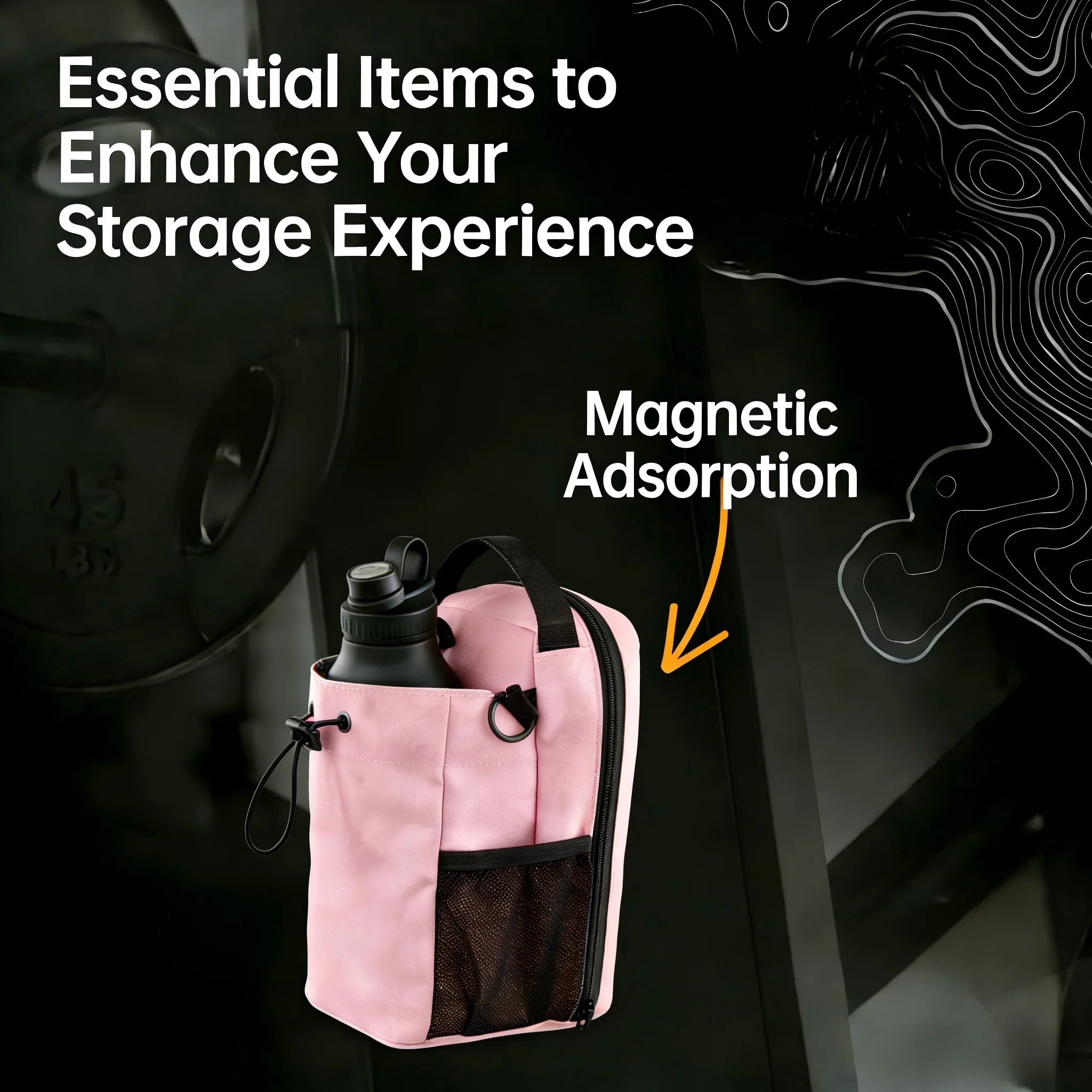 Magnetic Gym Essentials Organizer